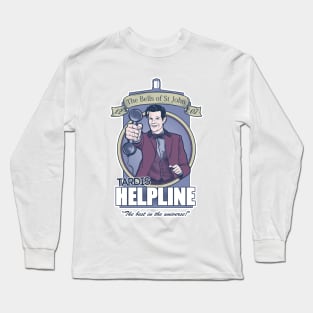 TARDIS Helpline (Bells of Saint John) Long Sleeve T-Shirt